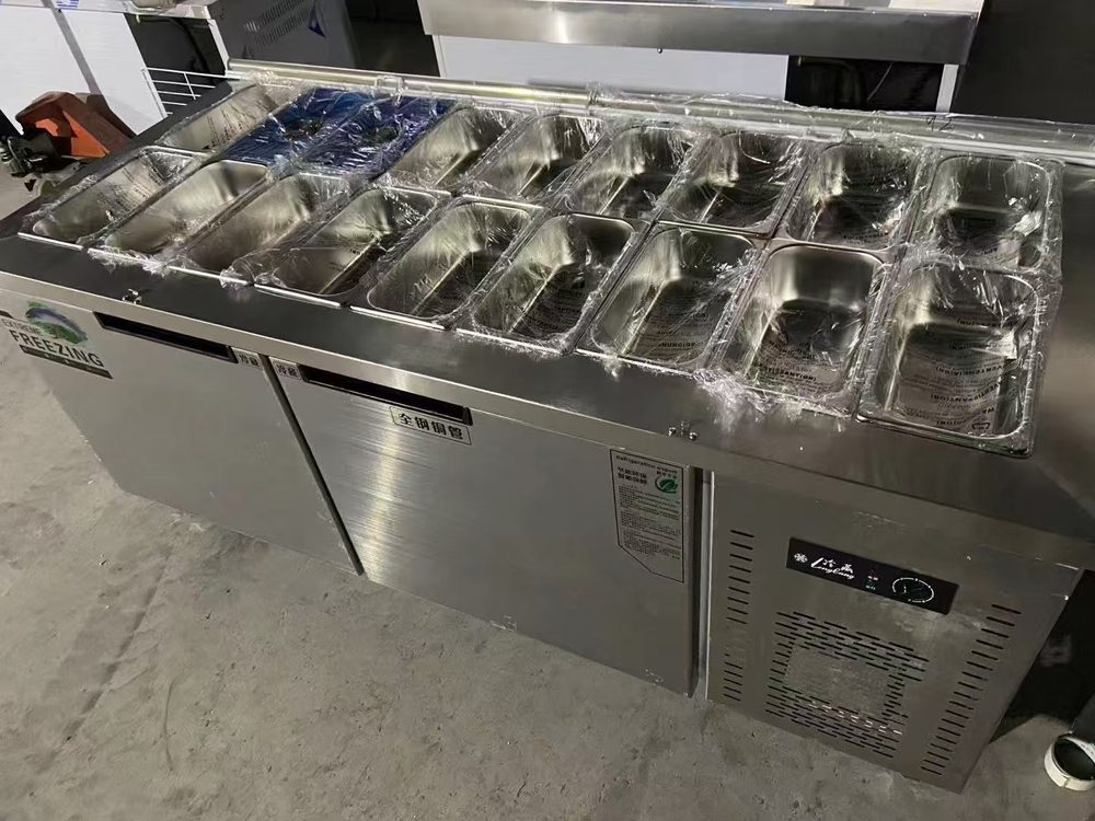 披萨台俯视实拍